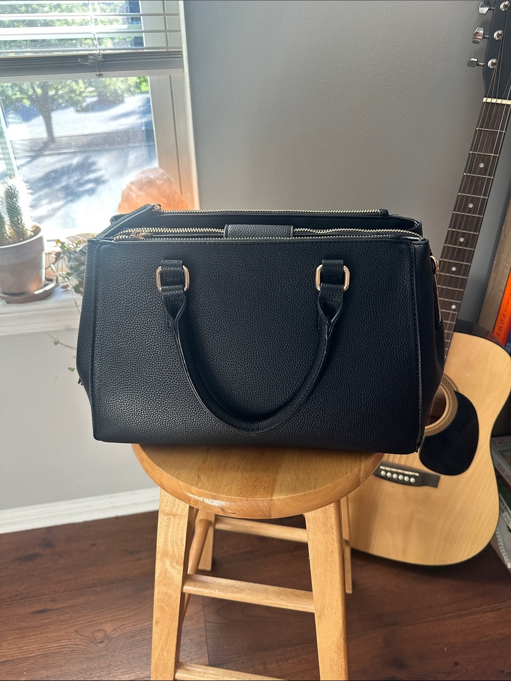 Seven days began Leather Hand Bag